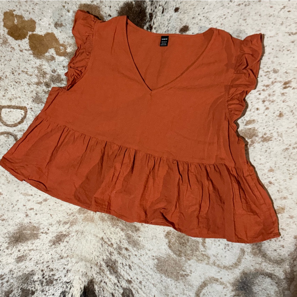 SHEIN Terracotta Top